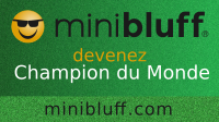 Laure joue au Minibluff